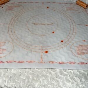 Vintage Tupperware Pastry Mat With Band Some Damage